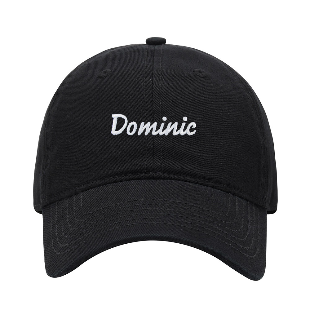 Baseball Cap Men Name Dominic Gift Embroidered Washed Cotton Hat Baseball Caps