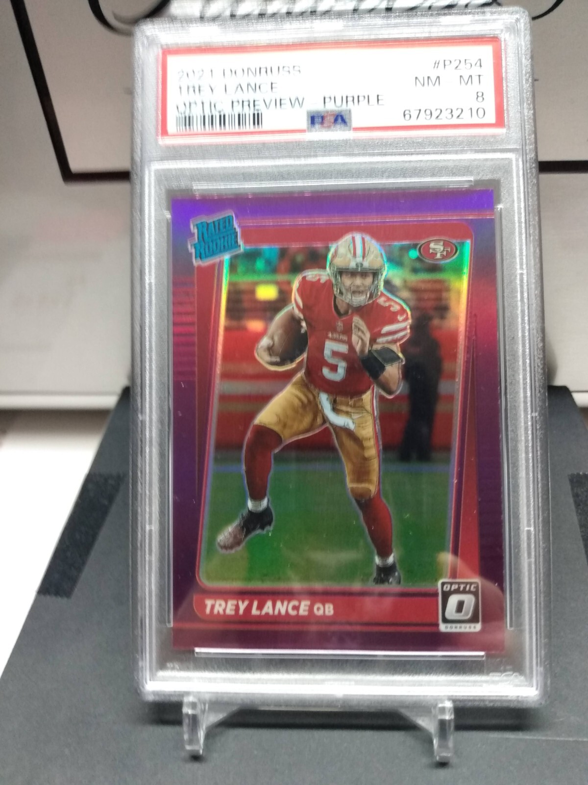 2021 Panini Donruss Optic Rated Rookie Preview Trey Lance #254