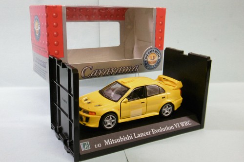 Cararama / Hongwell - MITSUBISHI LANCER EVOLUTION VI WRC jaune BO 1/43 - Photo 1/3