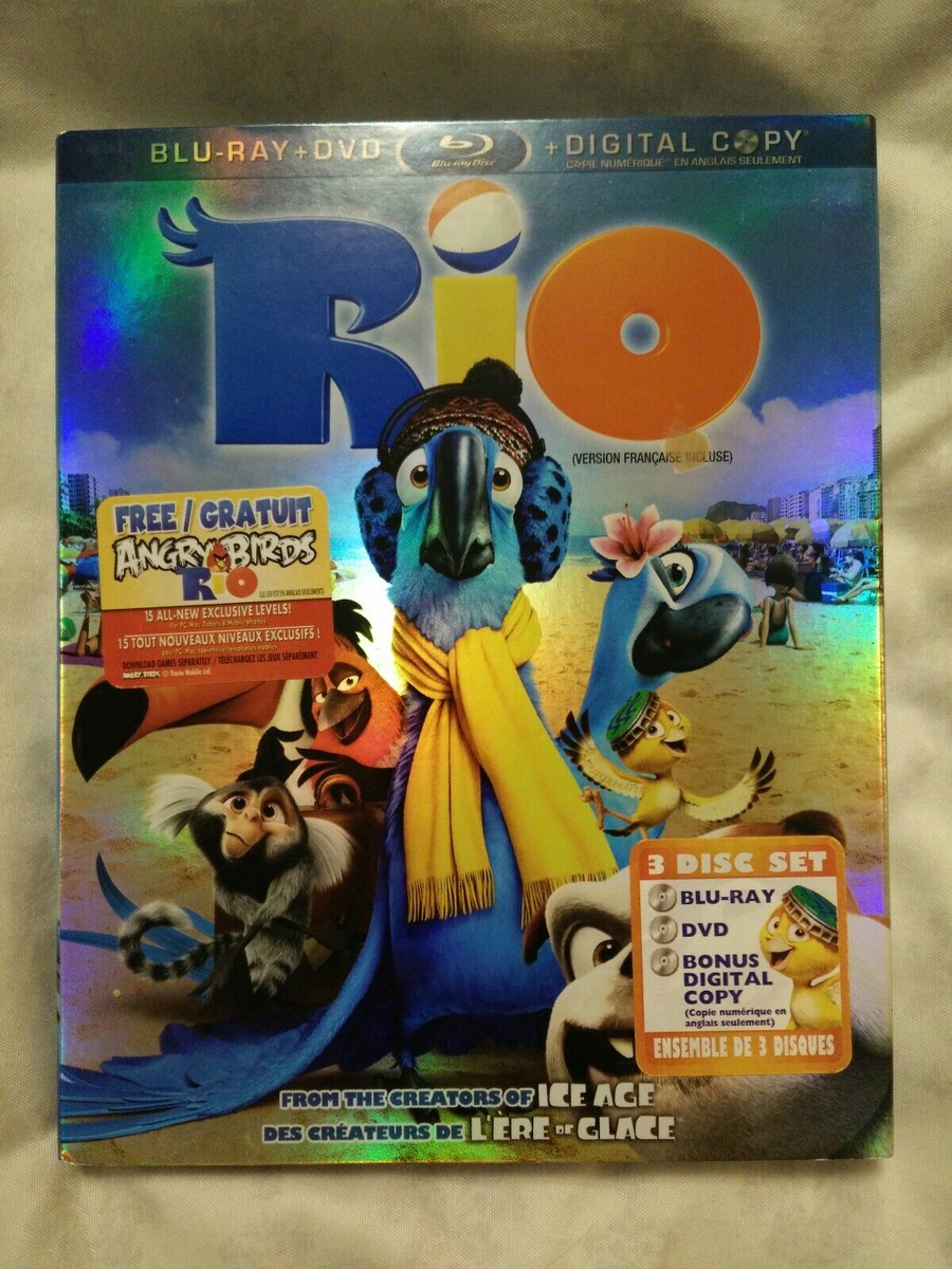 rio★ Rio & Robots Feature Blu-ray 2 out of 3 Movies 24543988496| eBay