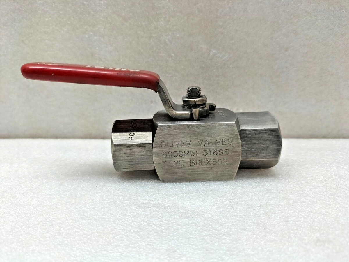 OLIVER VALVES B6FX50S BALL VALVE 6000PSI - SS316 | eBay