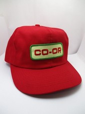 CO-OP Patch Cap / Hat Vintage Snapback LEGEND Made in USA Red Farm Feed Seed