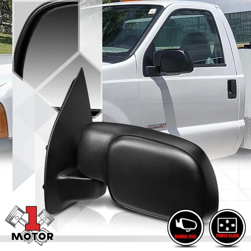 [L] Driver Side Power Foldable Replacement Mirror for 01-07 F250/F350/F450/F550