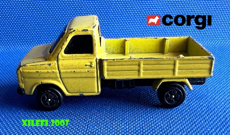 ford transit truck giallo corgi diecast 1/64 made in great britain COME DA FOTO - Immagine 4 di 4