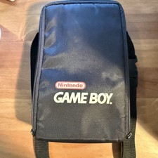 VINTAGE Original Nintendo Gameboy Soft Travel Bag Carrying Case W/Strap Black