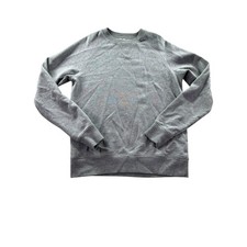 Arket Grey Cotton Crewneck Sweatshirt Womens XS Minimalist Essentials Pullover