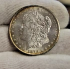 US 1878 CC  Morgan Silver Dollar $ 1 AU+ (Key Date)