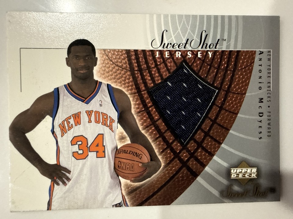 2002 Upper Deck Sweet Shot #MC-J Antonio McDyess Shot Jersey #MC-J Antonio McDyess