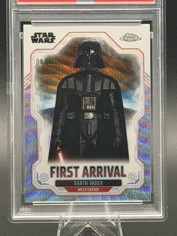 2024 Star Wars Hyperspace - First Arrival - DARTH VADER Refractor 9/25 PSA 9 - Image 3 of 4