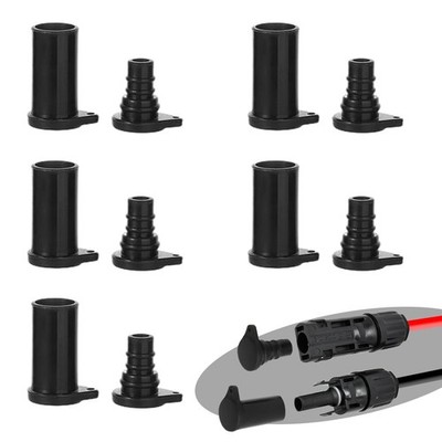 PVStecker Staubschutzkappe, 5 Paare Staubdicht Wasserdicht Solarpanel Anschlu...