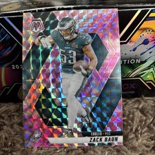 2025 Panini Mosaic #141 - Zack Baun - Mosaic Camo Pink Prizm - Eagles