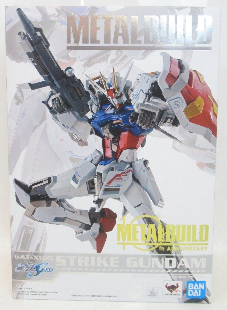 Bandai Gundam Seed Metal Build Strike Gundam 10th Ver Figure