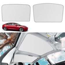 Roof Sunshades for Tesla Model 3, Upgraded Sunroof Shade Sunshade Roof Sun Sh...