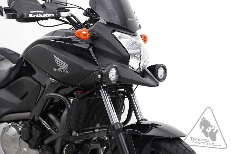 Support d'éclairage DENALI anti-vibrations pour feux LED Honda NC750X