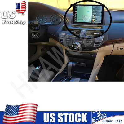 FOR HONDA ACCORD 2008-2013 CARPLAY ANDROID 14 CAR STEREO RADIO GPS NAVI BT 32G