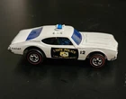 Hot Wheels Redline Olds 442 State Police Cruiser 1969 White Hong Kong