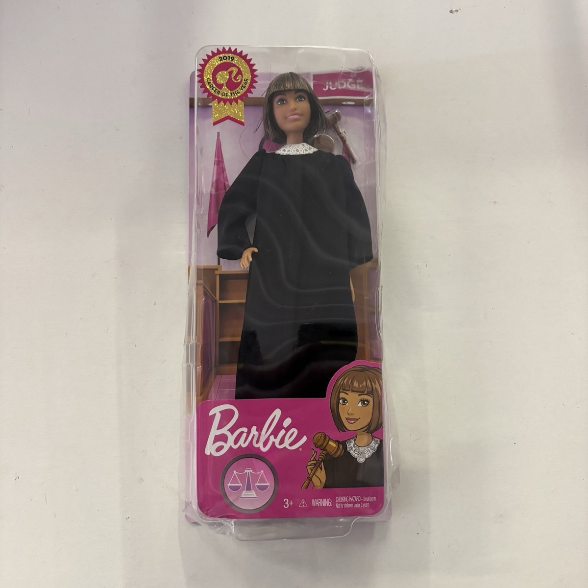 Judge Barbie Doll Brunette Short Hair 2019 Career of The Year