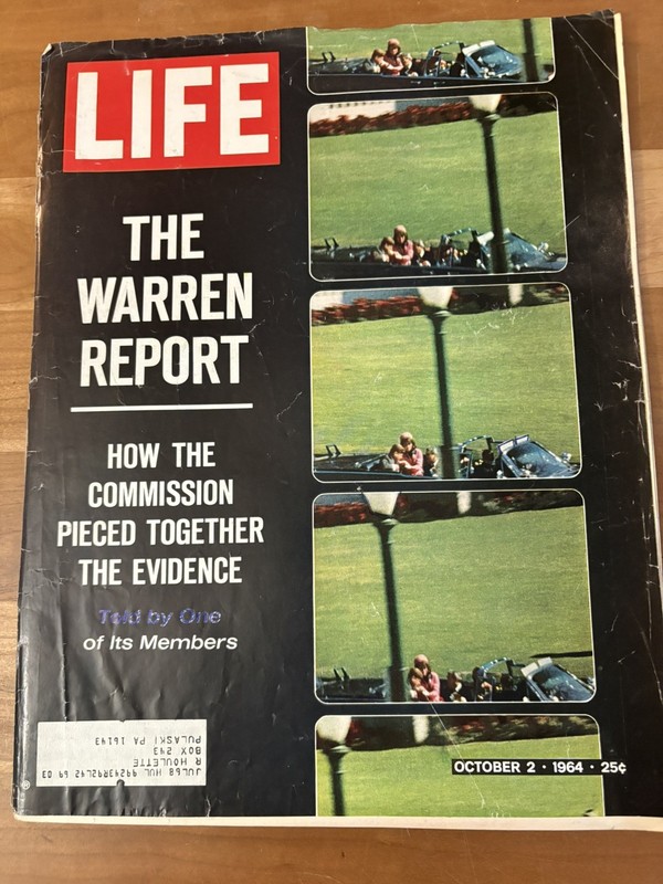 1964 Vintage Life Magazine Lot Of 3 Goldwater Conven, Big ShowLBJ, Warren Report