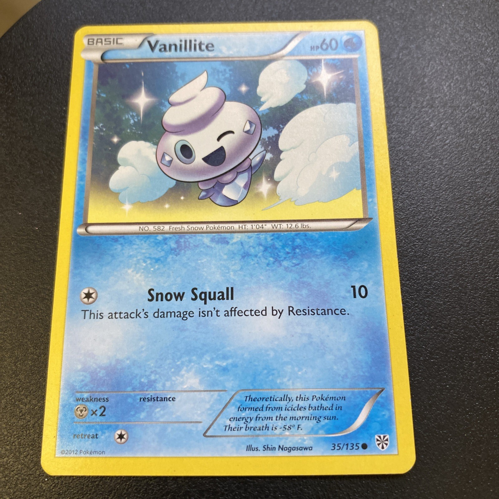 Vanillite 35/135 Plasma Storm Regular POKEMON CARD TCG
