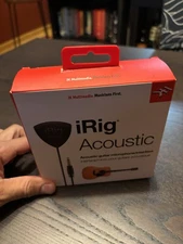 Ik Multimedia Irig Acoustic. Acoustic Guitar Microphone/interface