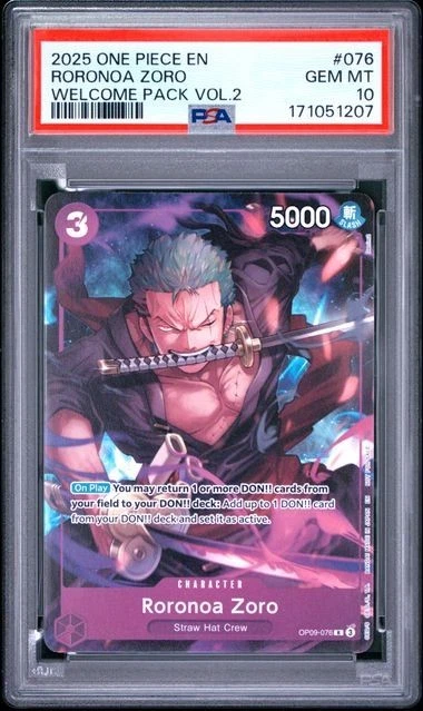 25+ Roronoa Zoro OP09-076 One Piece Promotion Cards for sale