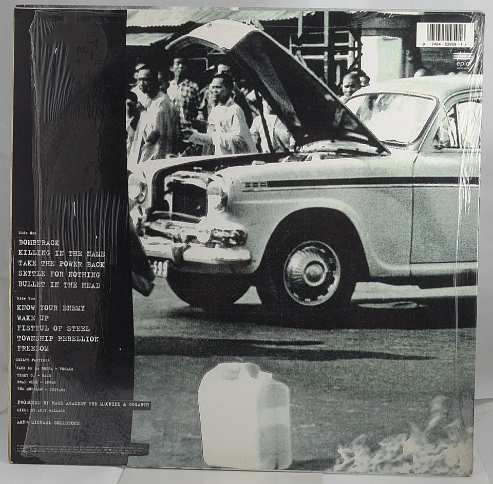 Rage Against The Machine – Rage Against The Machine 1992 Us Orig (Vg/NM-)/1153 - Image 2 of 4