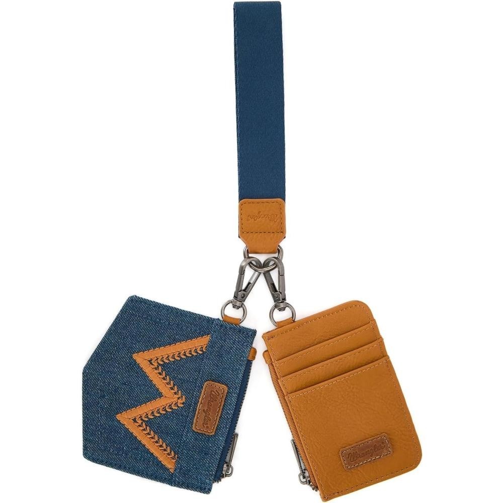 Montana West Wrangler Keychain Wristlet Wallets for Women WG367-W119LBR