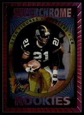 1993 Wild Card Superchrome Rookies Deon Figures Rookie Pittsburgh Steelers #48. rookie card picture