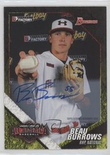2016 Bowman AFLAC/Under Armour All-American Game 35/99 Beau Burrows Auto s3g