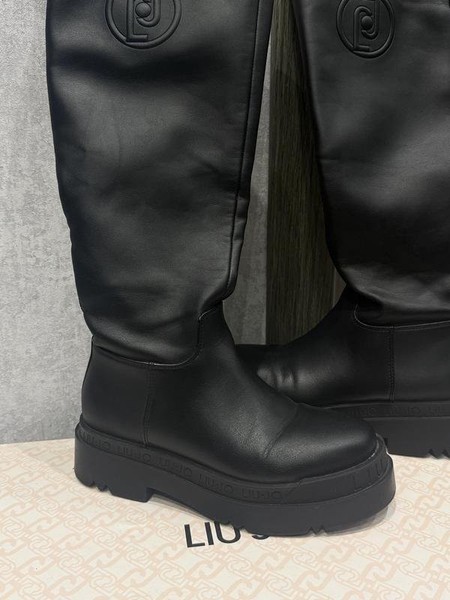 Women Liu Jo Boots Black Leather 36