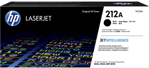Toner HP 212A noir cartouche W2120A laser pour imprimante de bureau LaserJet