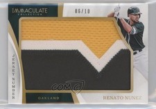 2017 Panini Immaculate 6/8 Renato Nunez #IJ-RN Jumbo Patch 4l3