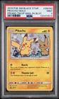 PSA 9 Pikachu SM162 Mimikyu Team Up Blister Pokemon Checklane Black Star Promo