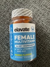 Elavate Female Multivitamin Mango Flavour 14 Key Ingredients - 60 Gummies