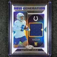 2024 Certified Football ANTHONY GOULD New Generation Rookie Jersey Relic 71/399