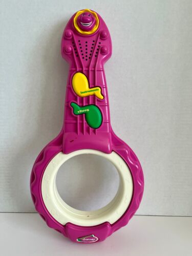 Playskool Barney the Dinosaur Magic Banjo 1997 TESTED/WORKS - Picture 1 of 7