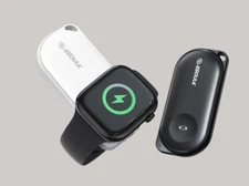 Portable Compact Wireless Charger and 1200 mAh Power Bank For Smart Apple Watch