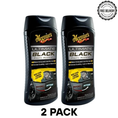 #ad Meguiar#x27;s Ultimate Black Plastic Restorer Restores amp; Faded 2 Bottles $17.50