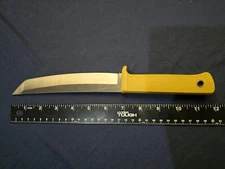 Modern Tactical Fixed Blade Survival, Hunting Knife with Hard Sheath (Tan)