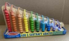 Melissa Doug Classic Toy Add Subtract Abacus 9272 NEW