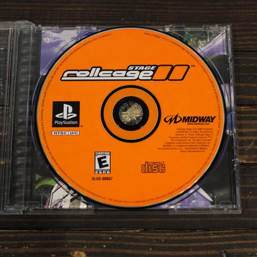 Rollcage Stage II (Sony PlayStation 1, 2000) Game and Case Art Only No Manual