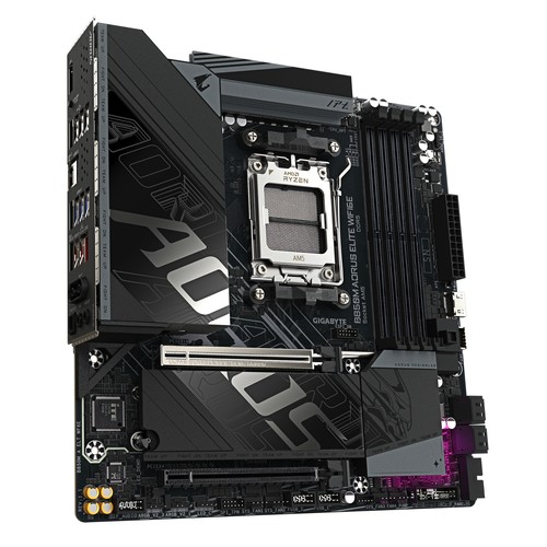 Gigabyte Aorus B850M Elite WIFI6E - Carte Mère - Micro ATX - Prise AM5 - AMD B - Afbeelding 4 van 5