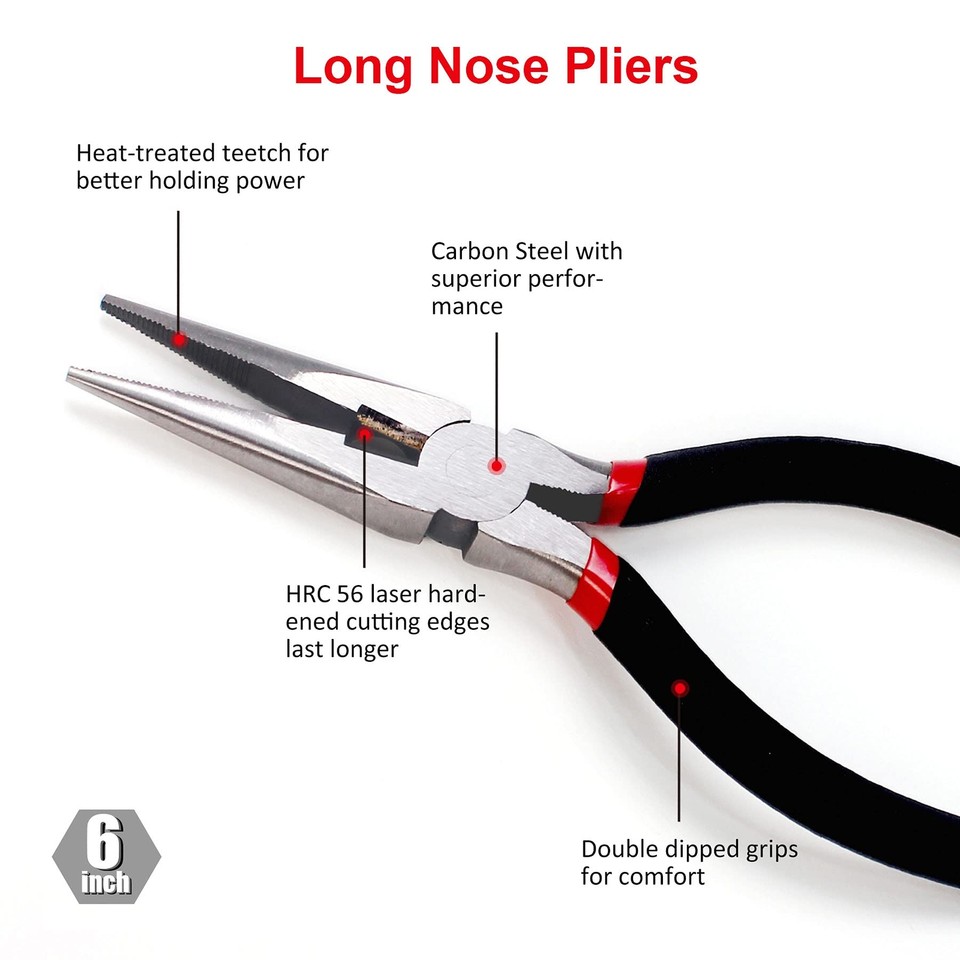 7pcs. Pliers and Wrench Set Craftsman Hand Tools Linesman Hardened