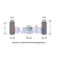 AKS Dasis Trockner Klimaanlage Aluminium FüR Opel Vectra B J96 31_ 38_ 803060N