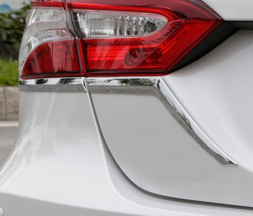 Chrome Exterior Rear Lamp Taillight Strip Trim 4pcs For 2018-2021 Toyota Camry - Picture 9 of 12