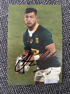 Pallard Rsa Springbok HANDRE POLLARD - SOUTH AFRICA SPRINGBOKS SIGNED 6X4 PHOTO +COA | eBay