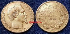 FRANCIA anno 1859 a Parigi. 20 franchi oro Napoleone III. Peso 6,45 gr.