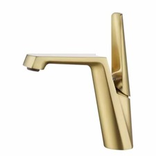 New style Brushed gold single hole bathroom basin sink faucet tap deck mounted