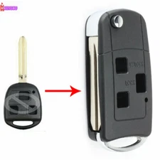 Modified Flip Remote Key Shell 3 Button for Toyota Land Cruiser FJ Cruiser TOY43