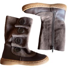 Livie  Luca Marchita Tiempo Brown Shoes Boots Size 7 Suede Leather